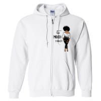 Sauce Afro Lady Jeans Heels Thick Full Zip Hoodie