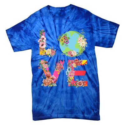 Save And Love The Planet Earth Day Gift Tie-Dye T-Shirt