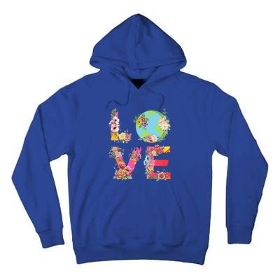 Save And Love The Planet Earth Day Gift Tall Hoodie