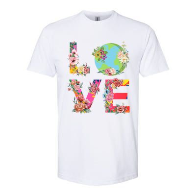 Save And Love The Planet Earth Day Gift Softstyle® CVC T-Shirt