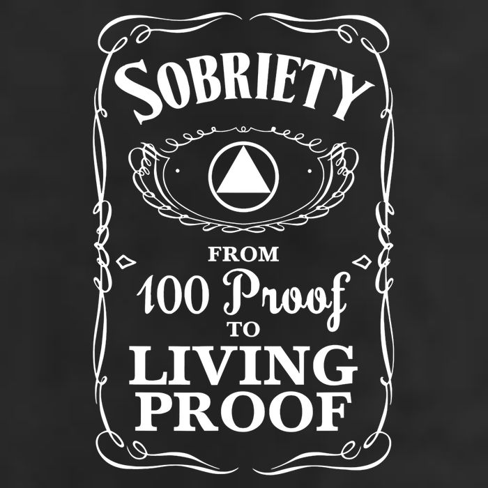Sobriety Anniversary Living Proof NA AA Recovery Adult Drive Performance Visor