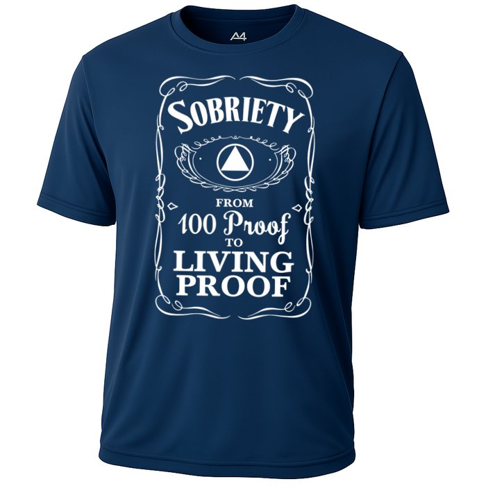 Sobriety Anniversary Living Proof NA AA Recovery Cooling Performance Crew T-Shirt