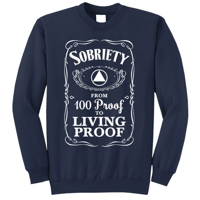 Sobriety Anniversary Living Proof NA AA Recovery Sweatshirt