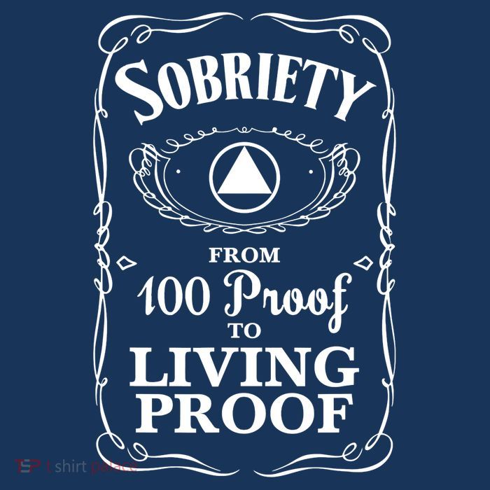 Sobriety Anniversary Living Proof NA AA Recovery Bucket Hat