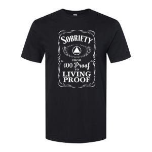 Sobriety Anniversary Living Proof NA AA Recovery Softstyle CVC T-Shirt