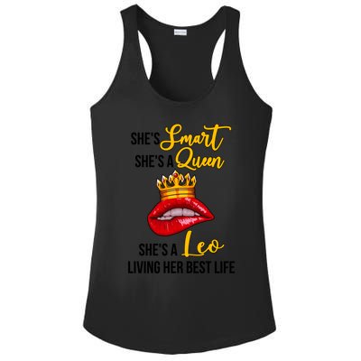 Shes A Leo Zodiac Sign Black Leo Astrology Melanin Cool Gift Ladies PosiCharge Competitor Racerback Tank