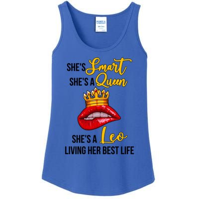 Shes A Leo Zodiac Sign Black Leo Astrology Melanin Cool Gift Ladies Essential Tank