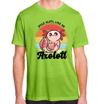 Smile A Lot Like An Axolotl Adult ChromaSoft Performance T-Shirt