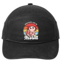 Smile A Lot Like An Axolotl 7-Panel Snapback Hat