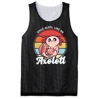 Smile A Lot Like An Axolotl Mesh Reversible Basketball Jersey Tank