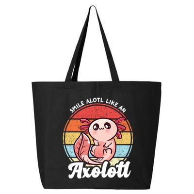 Smile A Lot Like An Axolotl 25L Jumbo Tote
