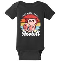 Smile A Lot Like An Axolotl Baby Bodysuit