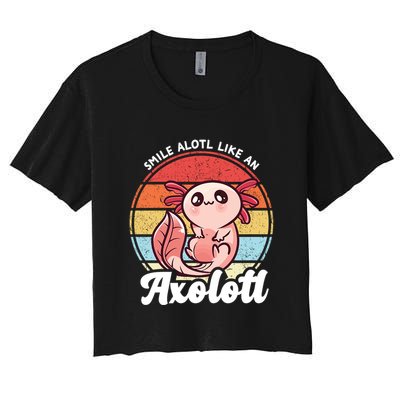 Smile A Lot Like An Axolotl Crop Top