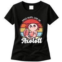 Smile A Lot Like An Axolotl Womens T-Shirt