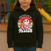 Smile A Lot Like An Axolotl Kids Hoodie