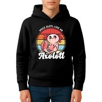 Smile A Lot Like An Axolotl Kids Hoodie