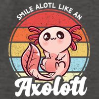 Smile A Lot Like An Axolotl Vector Backpack