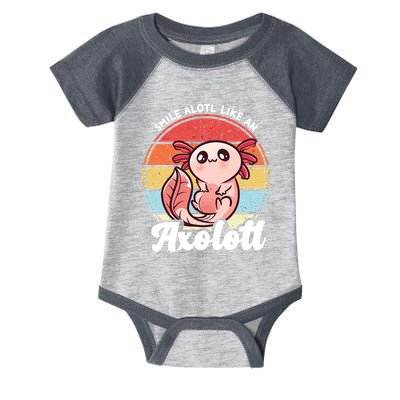 Smile A Lot Like An Axolotl Infant Baby Jersey Bodysuit