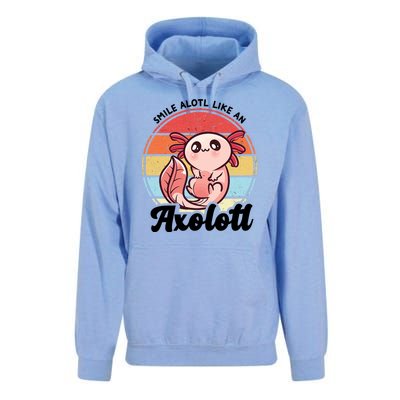 Smile A Lot Like An Axolotl Unisex Surf Hoodie