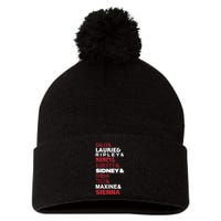 Sally And Laurie And Nancy And Kirsty And Sidney And Ering And Tree And Maxine A Pom Pom 12in Knit Beanie