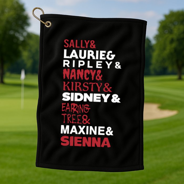 Sally And Laurie And Nancy And Kirsty And Sidney And Ering And Tree And Maxine A Golf Towel