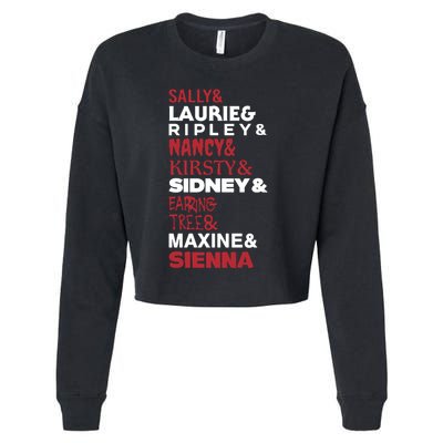 Sally And Laurie And Nancy And Kirsty And Sidney And Ering And Tree And Maxine A Cropped Pullover Crew