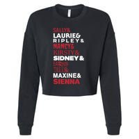 Sally And Laurie And Nancy And Kirsty And Sidney And Ering And Tree And Maxine A Cropped Pullover Crew