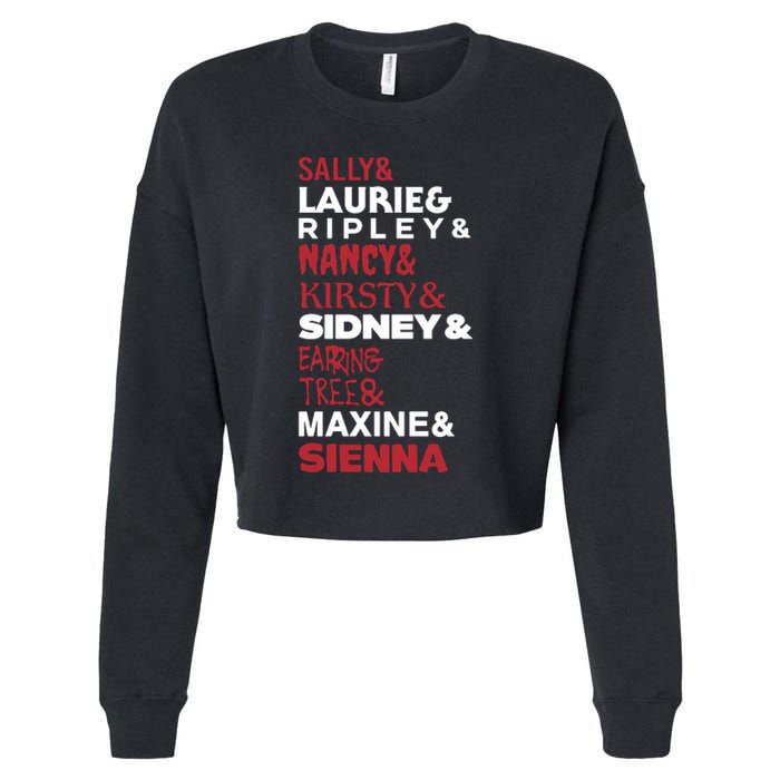 Sally And Laurie And Nancy And Kirsty And Sidney And Ering And Tree And Maxine A Cropped Pullover Crew