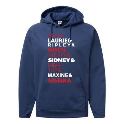 Sally And Laurie And Nancy And Kirsty And Sidney And Ering And Tree And Maxine A Performance Fleece Hoodie