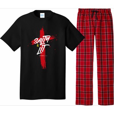 Salty And Lit God Is My Father Pajama Set