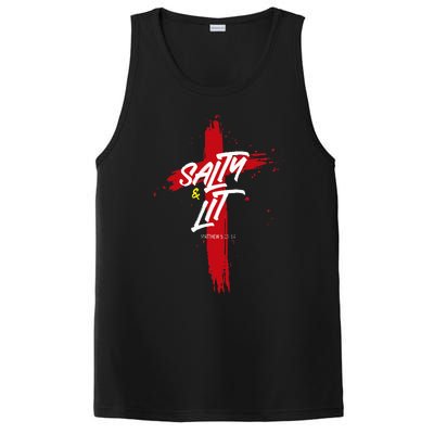 Salty And Lit God Is My Father PosiCharge Competitor Tank