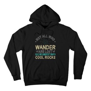 Some Are Looking For Cool Rocks Geologist Geode Hunter Hoodie