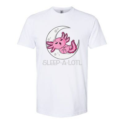 SLEEP A LOTL Sleeping Axolotl Pyjamas Funny Softstyle® CVC T-Shirt