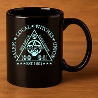 Salem Local Witches 11oz C Handle Ceramic Mug