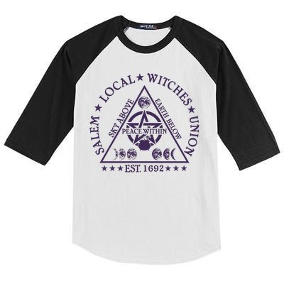 Salem Local Witches Kids Colorblock Raglan Jersey