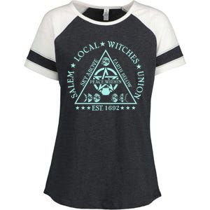 Salem Local Witches Enza Ladies Jersey Colorblock Tee