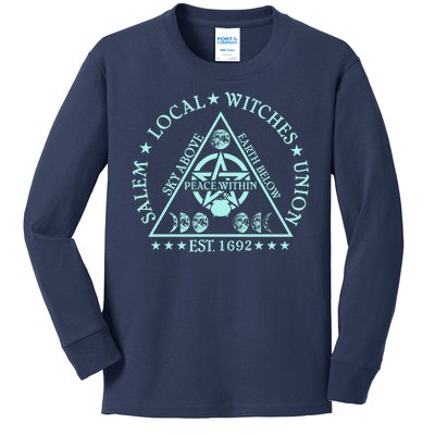 Salem Local Witches Kids Long Sleeve Shirt