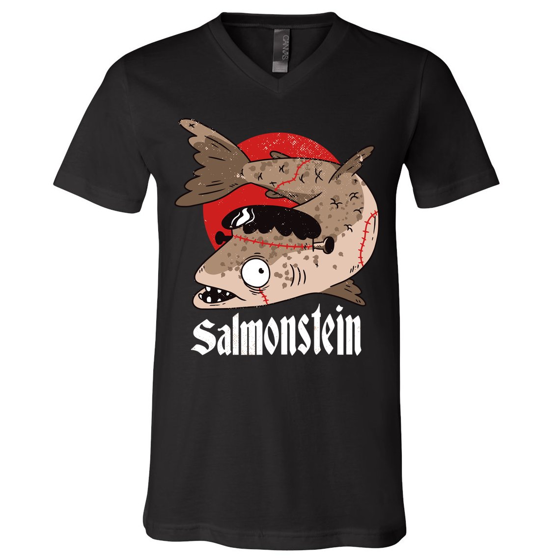 Salmonstein V-Neck T-Shirt