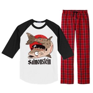 Salmonstein Raglan Sleeve Pajama Set