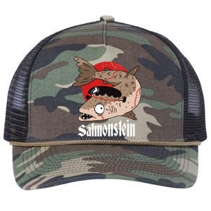 Salmonstein Retro Rope Trucker Hat Cap