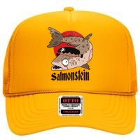 Salmonstein High Crown Mesh Back Trucker Hat