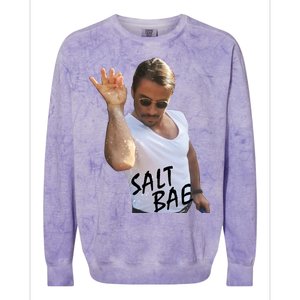 Salt Bae Funny Photo Meme Colorblast Crewneck Sweatshirt