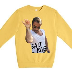 Salt Bae Funny Photo Meme Premium Crewneck Sweatshirt