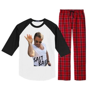 Salt Bae Funny Photo Meme Raglan Sleeve Pajama Set