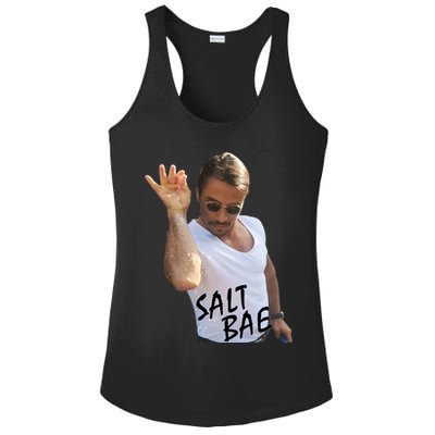 Salt Bae Funny Photo Meme Ladies PosiCharge Competitor Racerback Tank