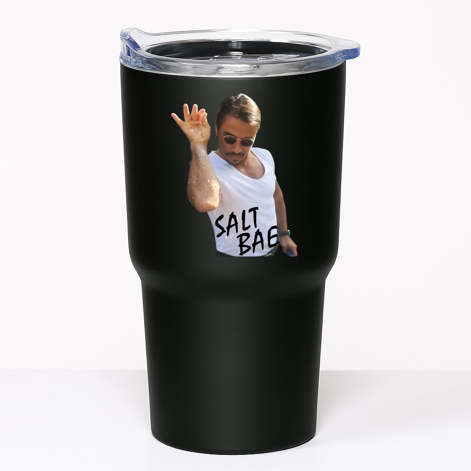 Salt Bae Funny Photo Meme Tumbler