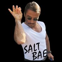 Salt Bae Funny Photo Meme Baby Bodysuit