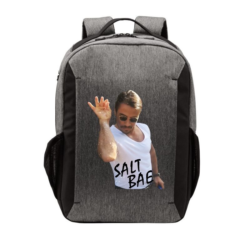 Salt Bae Funny Photo Meme Vector Backpack