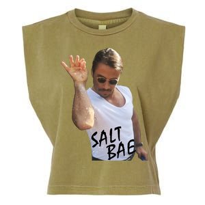 Salt Bae Funny Photo Meme Garment-Dyed Women's Muscle Tee