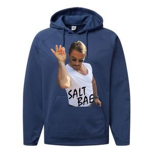 Salt Bae Funny Photo Meme Performance Fleece Hoodie